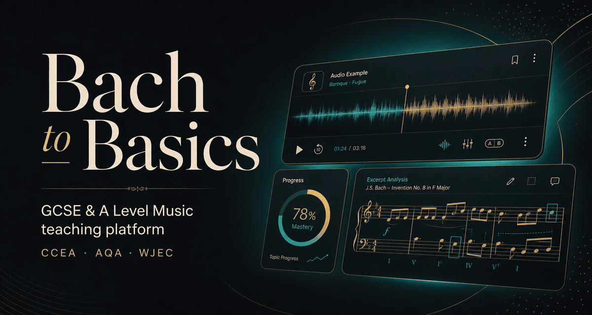 Two ways in: workbooks now, or free early access | Bach to Basics